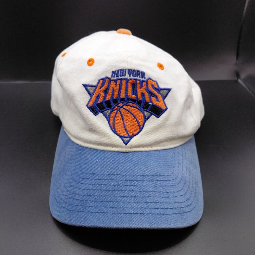 Rare Vintage 90s Starter The Right Hat Snapback White New York Knicks Hat
